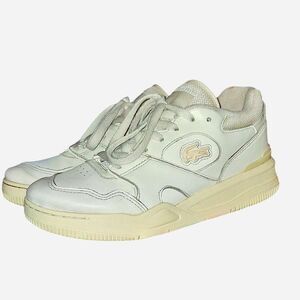 Lacoste Women's White and Cream Trainers